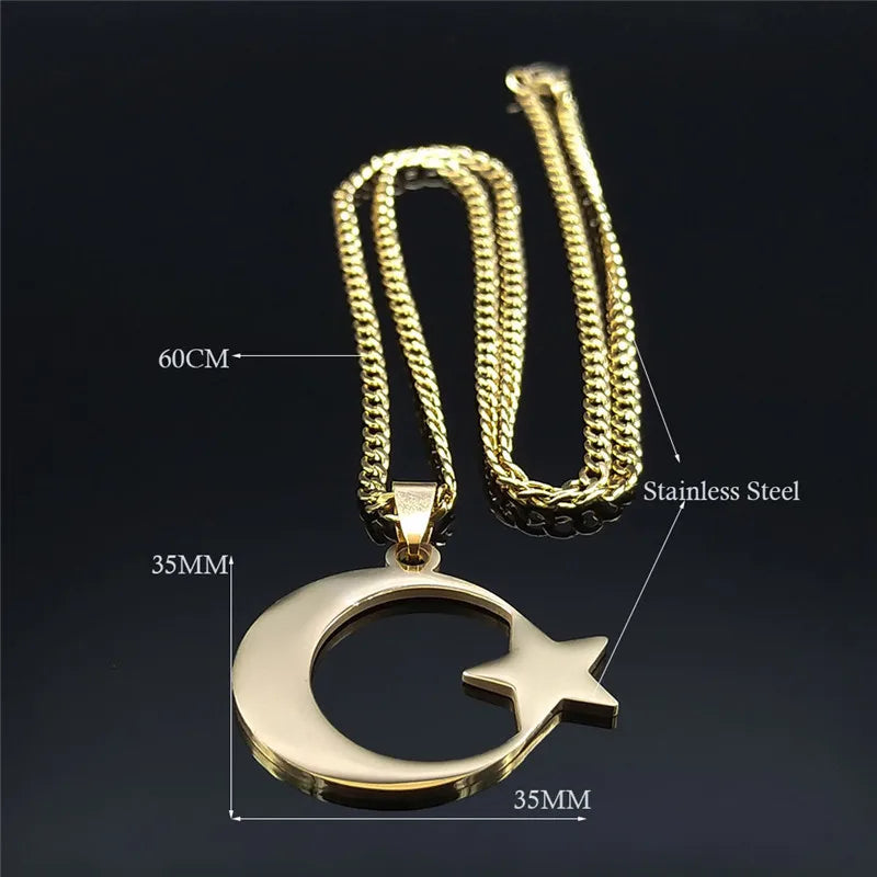 Moon & Star Necklace