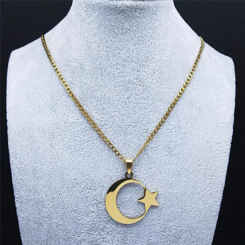 Moon & Star Necklace