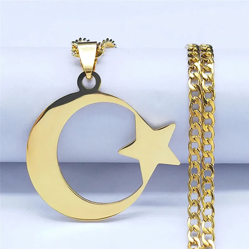 Moon & Star Necklace