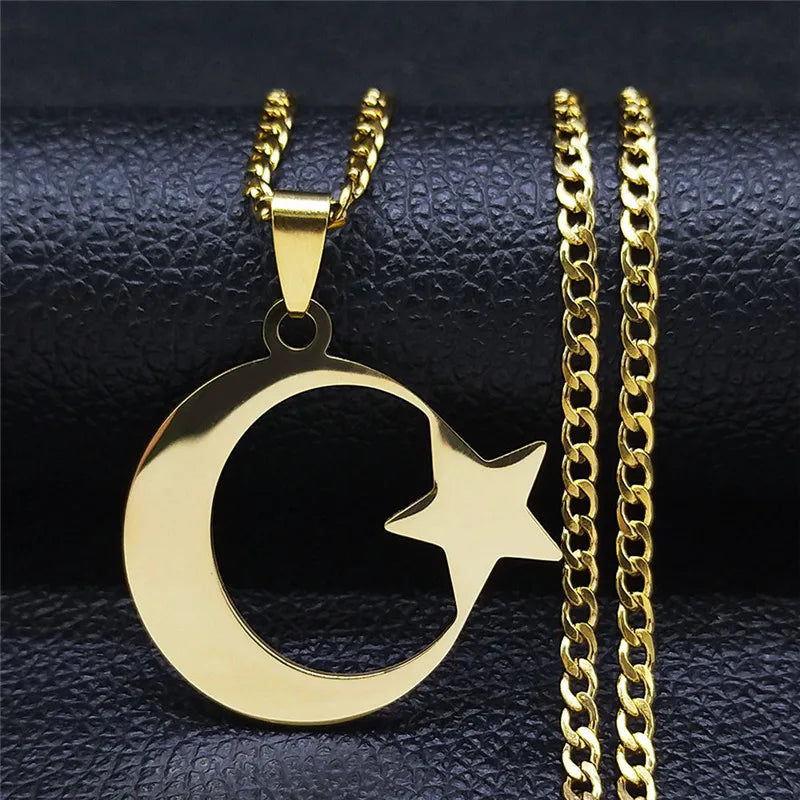 Moon & Star Necklace