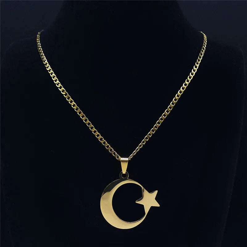 Moon & Star Necklace