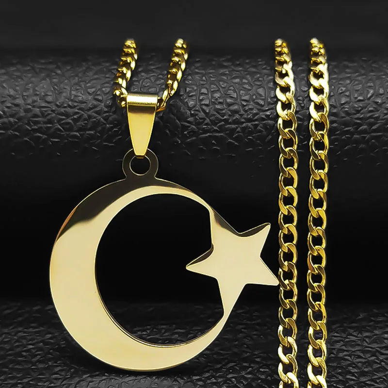 Moon & Star Necklace